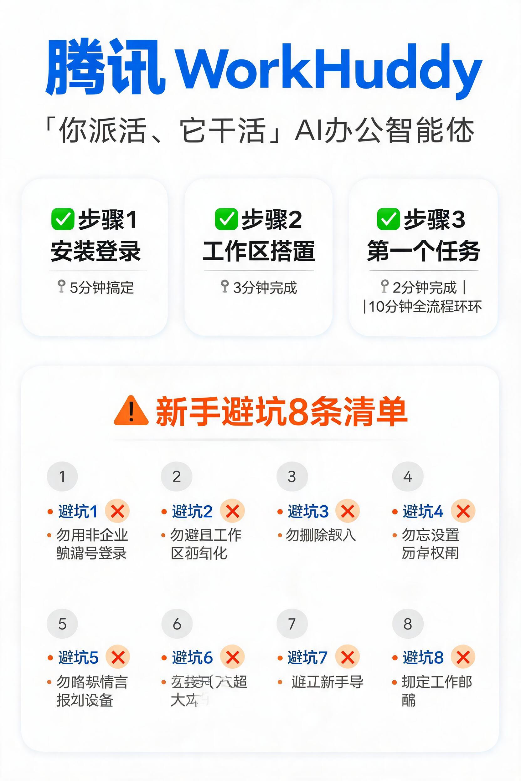 WorkBuddy 快速上手指南：10分钟让AI真正替你干活（附避坑清单）